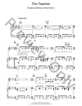 The Teacher piano sheet music cover